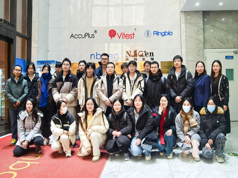 校企协同育人才 纳百生物接待中国农大研究生一行参观交流​